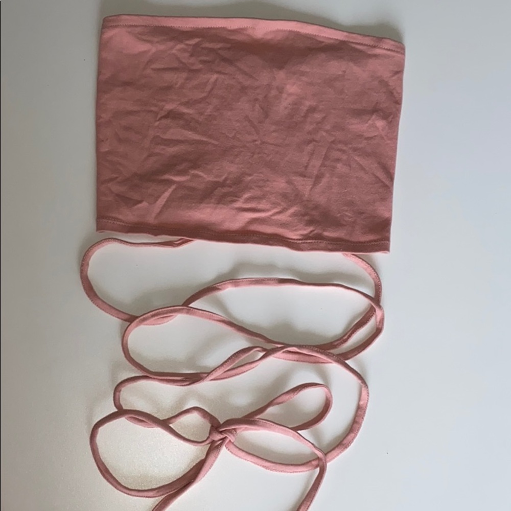 Tie around tube top